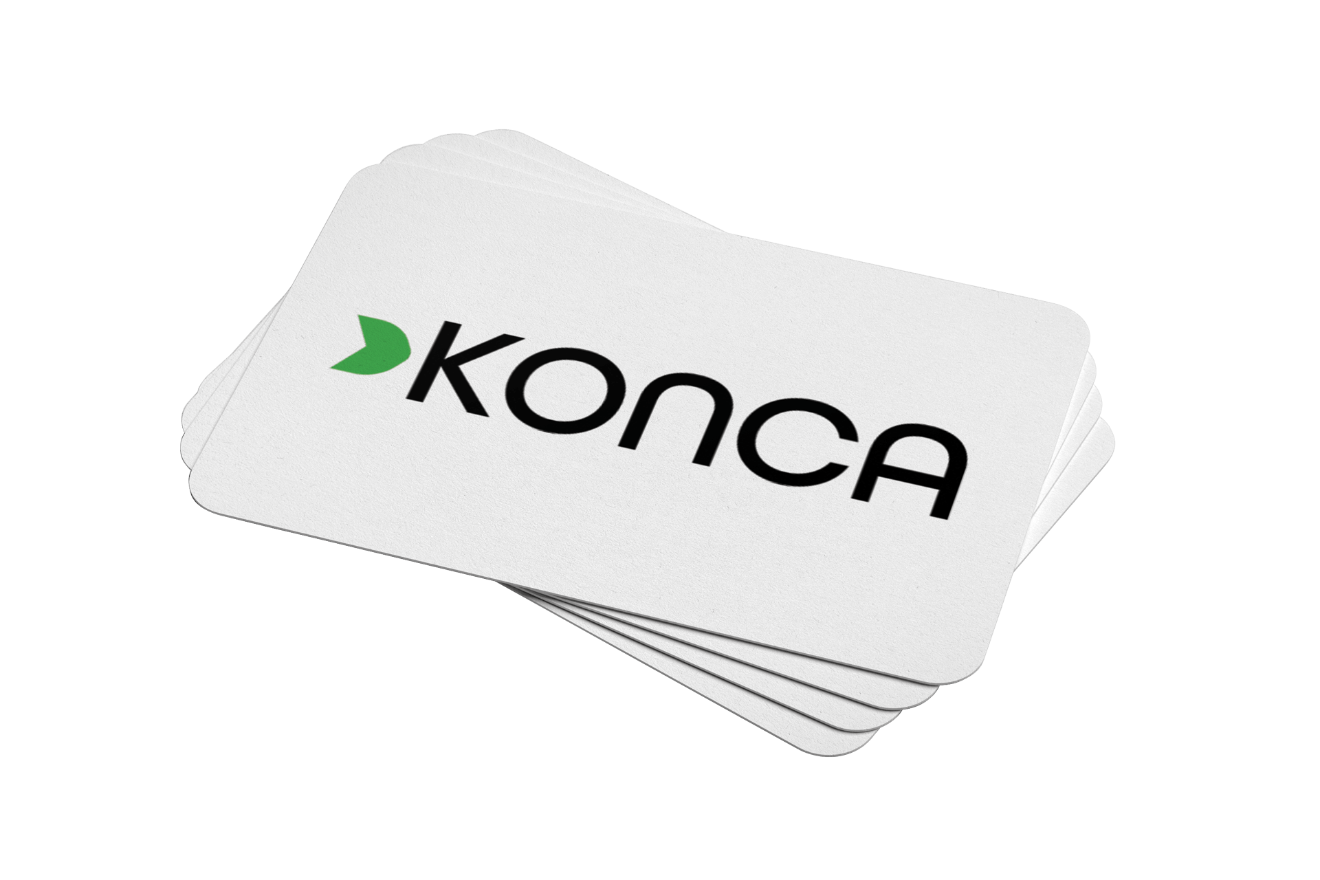 Wizytówki firmy Konca
